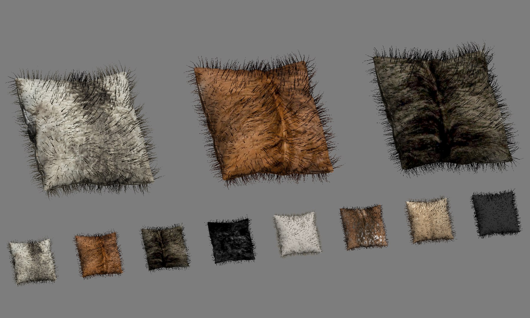 3D Collection of 38 fur pillows model https://p.turbosquid.com/ts-thumb/eD/cpflQT/sl/2_19/jpg/1666127180/1920x1080/fit_q87/c4f3acc5069000734dc69ef8b694c2ef23864d03/2_19.jpg