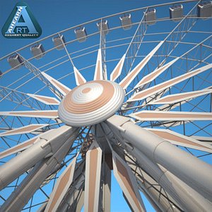 niagara sky wheel 3d dxf