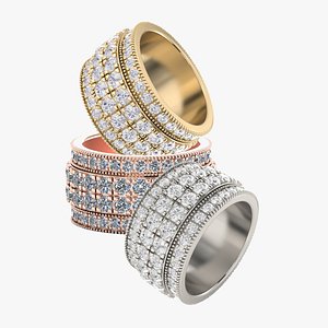 Diamond Band Ring model