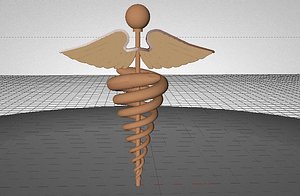 caduceus s 3d model