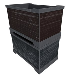 3d model industrial container
