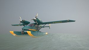 accord-201 floatsplane greenyellow livery 3D