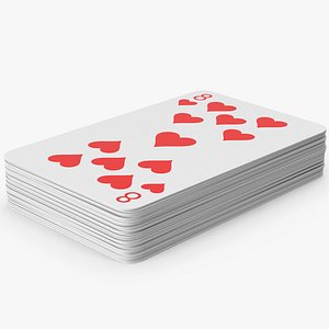 Playing Cards Stack 3D model