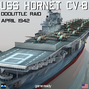 USS Hornet CV-8 Doolittle Raid 1942