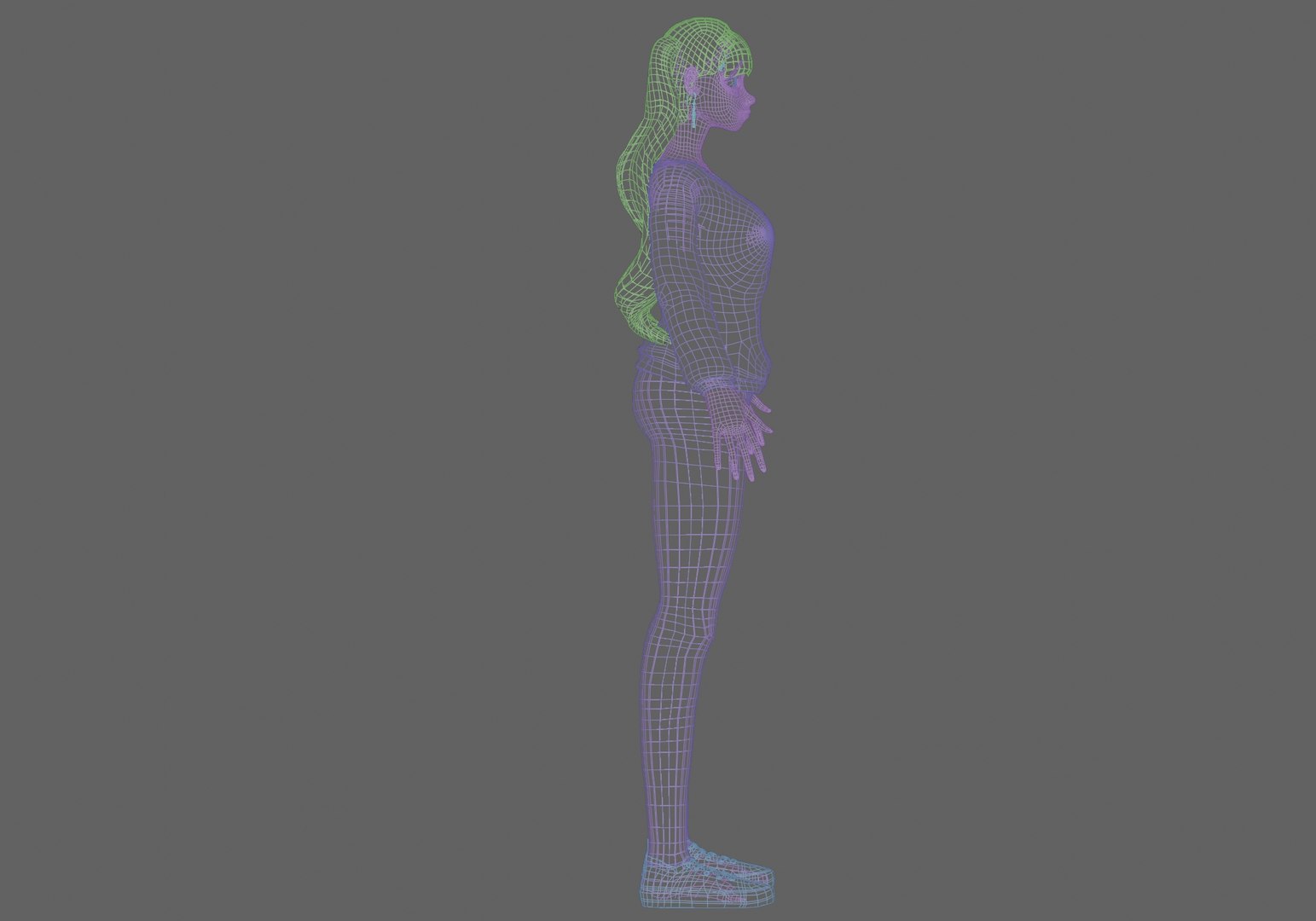 3D Model Cool Pretty Girl V25269 - TurboSquid 2263306