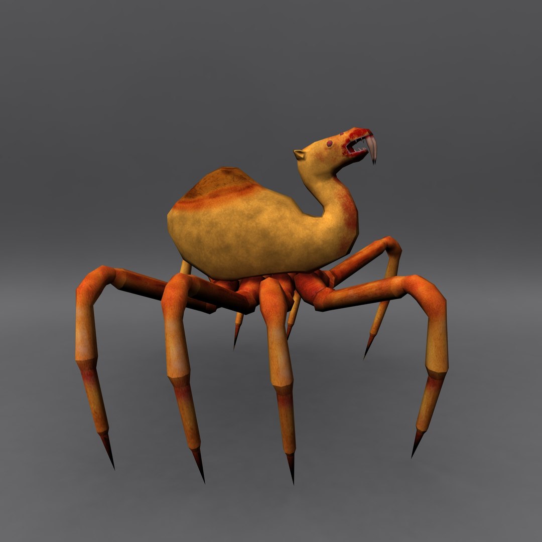 3d horror camel spider model https://p.turbosquid.com/ts-thumb/eD/rZUWAa/r0otXuB0/sidecs/jpg/1445999282/1920x1080/fit_q87/1ba21c37feaa44393a0b22404a4f19aefc78e0d9/sidecs.jpg