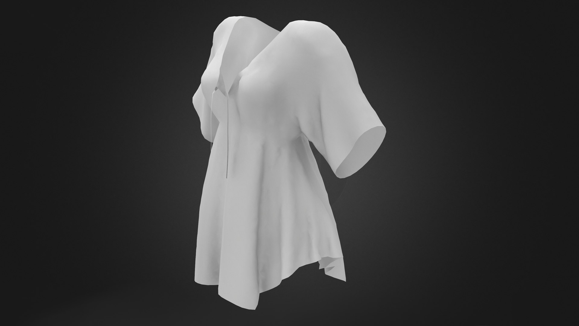 Tunic Dress 3D - TurboSquid 1882830