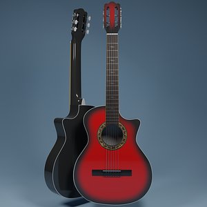3D Guitar model