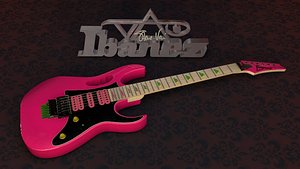 steve vai ibanez jem777 3d c4d