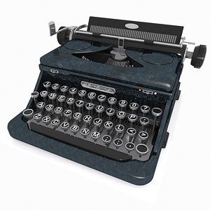 Toon Typewriter Black