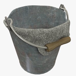 old bucket rag 3D model