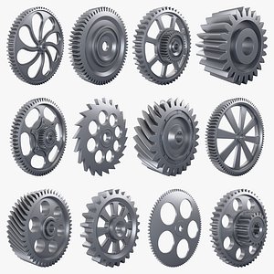 Mechanical Gears Pack 27 pcs Volume 1