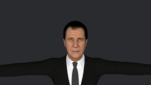 3D model Mel Gibson Hyper Realistic Full Body Fully Rigged 3D Character