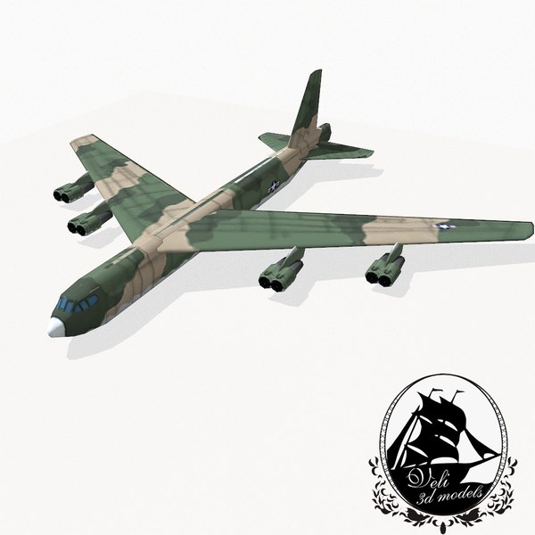 Boeing B-52 Stratofortress 3D Models For Download | TurboSquid