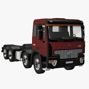 generic truck 8x4 3d lwo