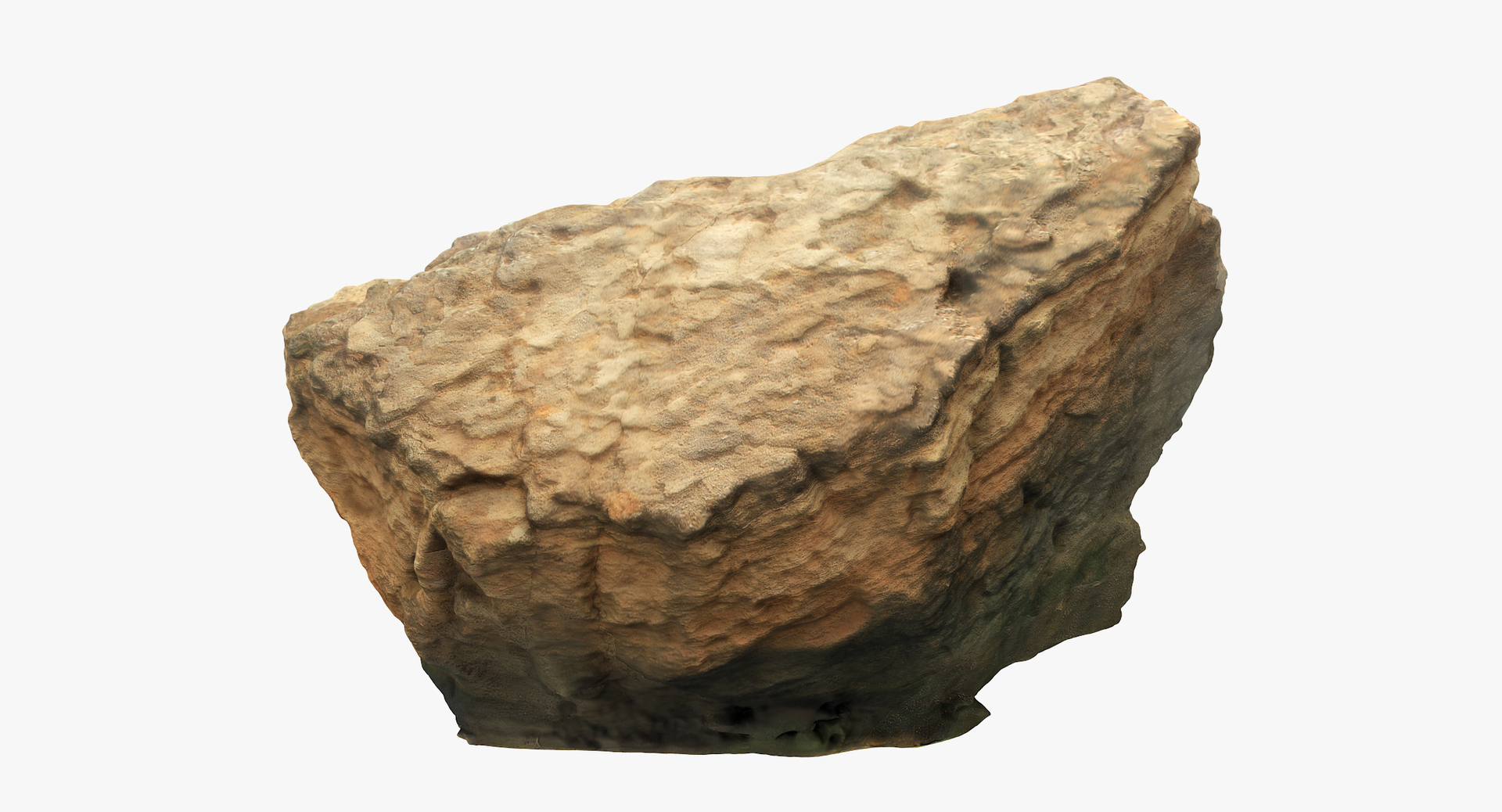 3D Model Big Limestone Boulder 2 - TurboSquid 1231372