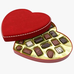 Chocolates in Heart Box