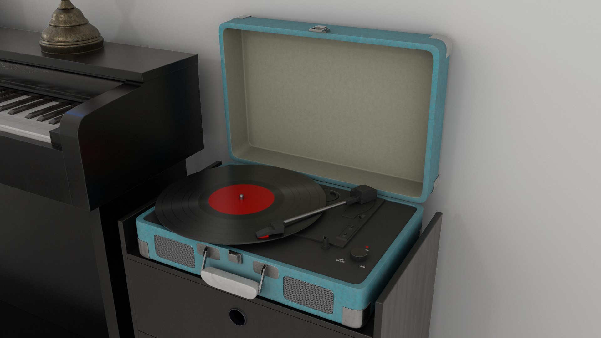 3D Rigged Piano Scene - TurboSquid 2294425