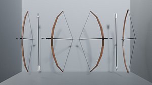 Lowpoly Bow Arrow