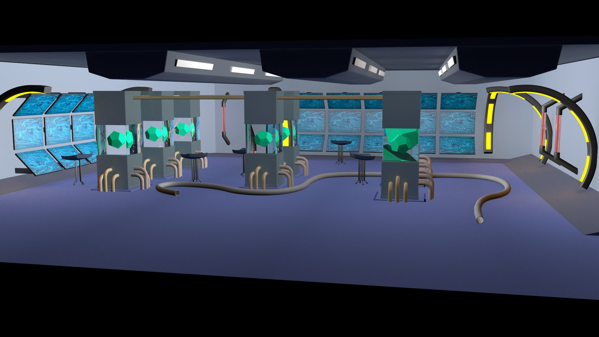 3D Lab Interior - TurboSquid 1534831