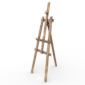 3D easel stand - pbr