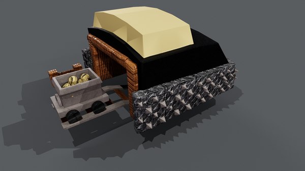 3D Gold mine model