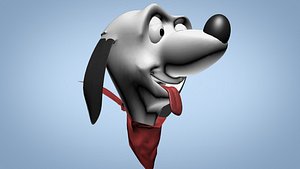 cartoon dog head