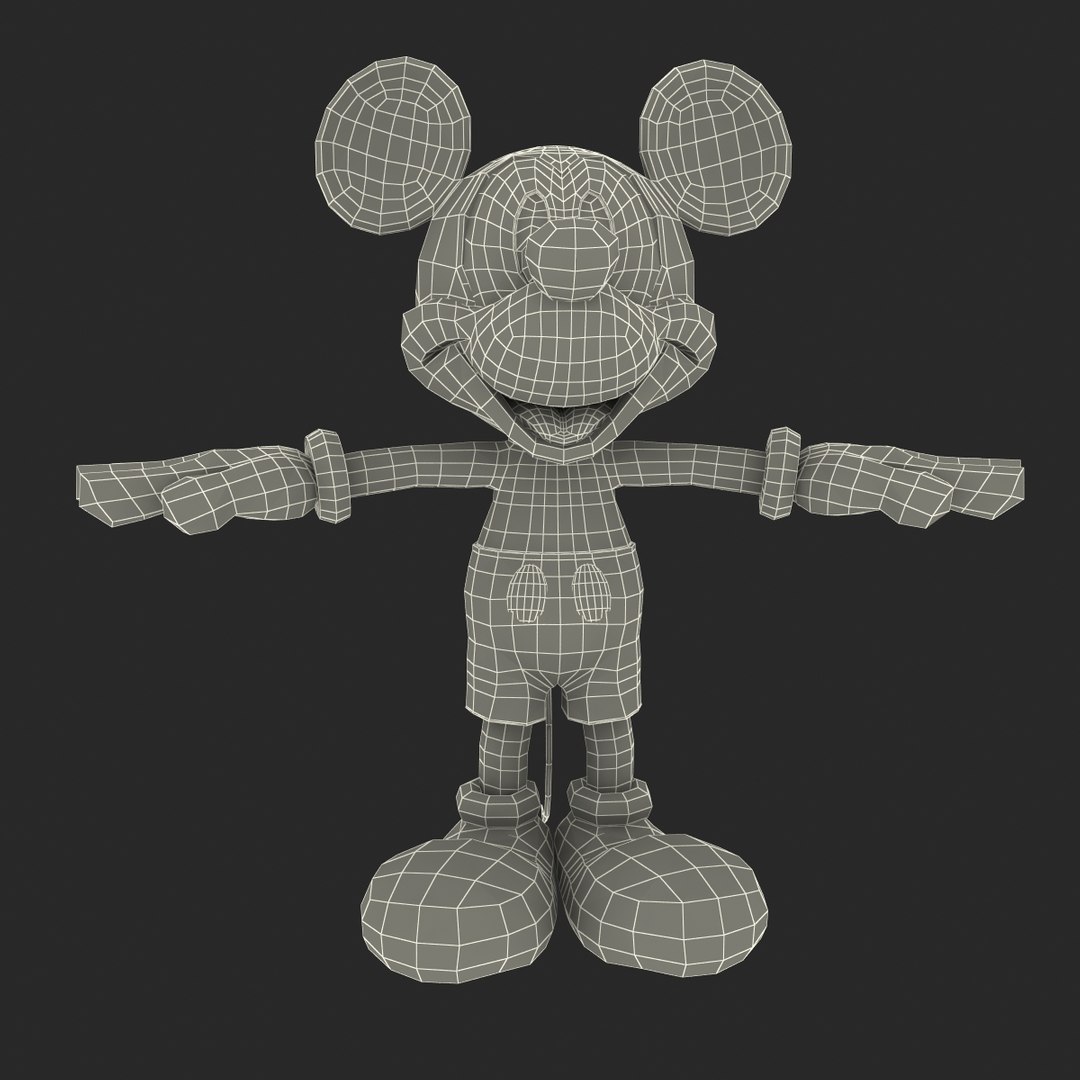 mickey mouse 3d model