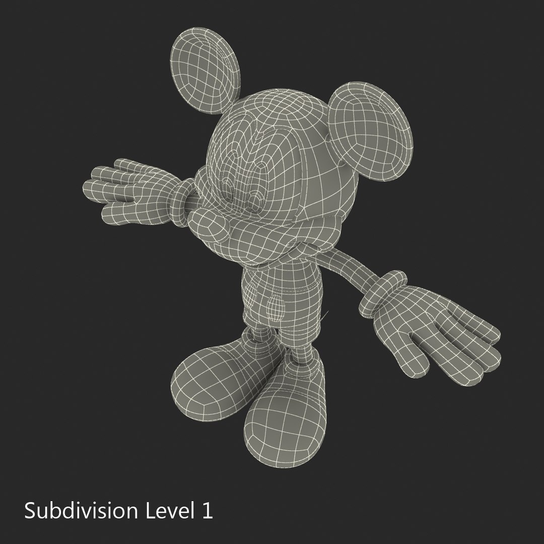 mickey mouse 3d model