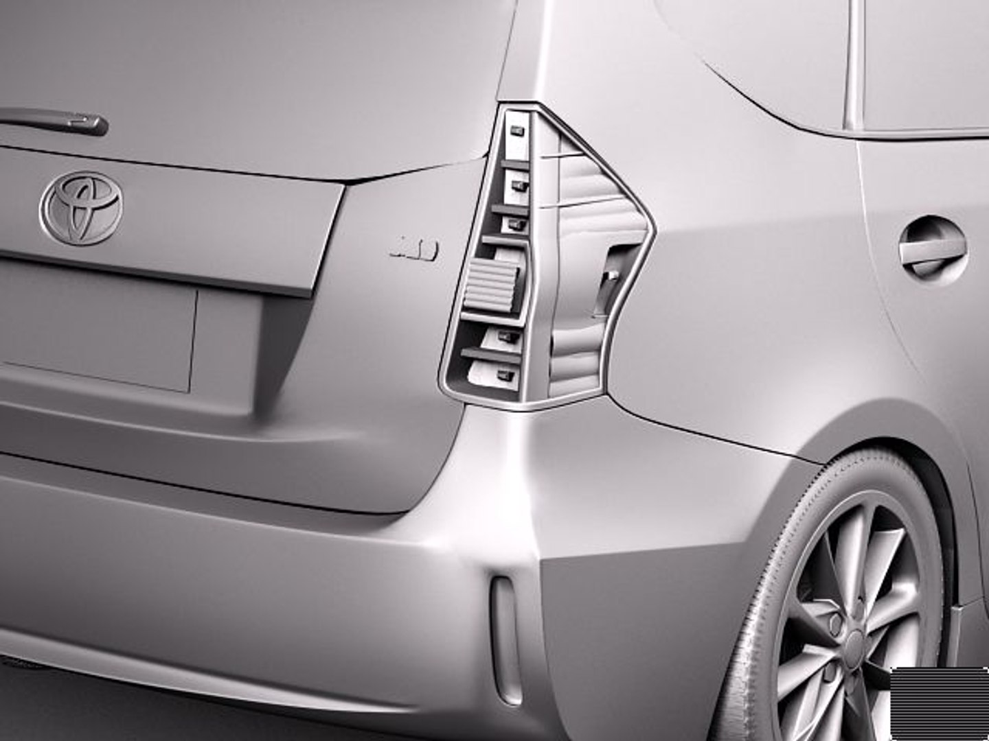 Toyota Prius V 2012 3d 3ds