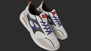 Sneaker With Substance Painter File 3D