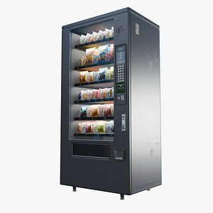 Vending Machine  Game Ready PBR Model 3D model