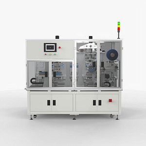 Automatic Lithium Battery Industry Sticking Tape Machine 3D model