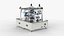Automatic Lithium Battery Industry Sticking Tape Machine 3D model