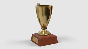 Gold Trophy 2 3D