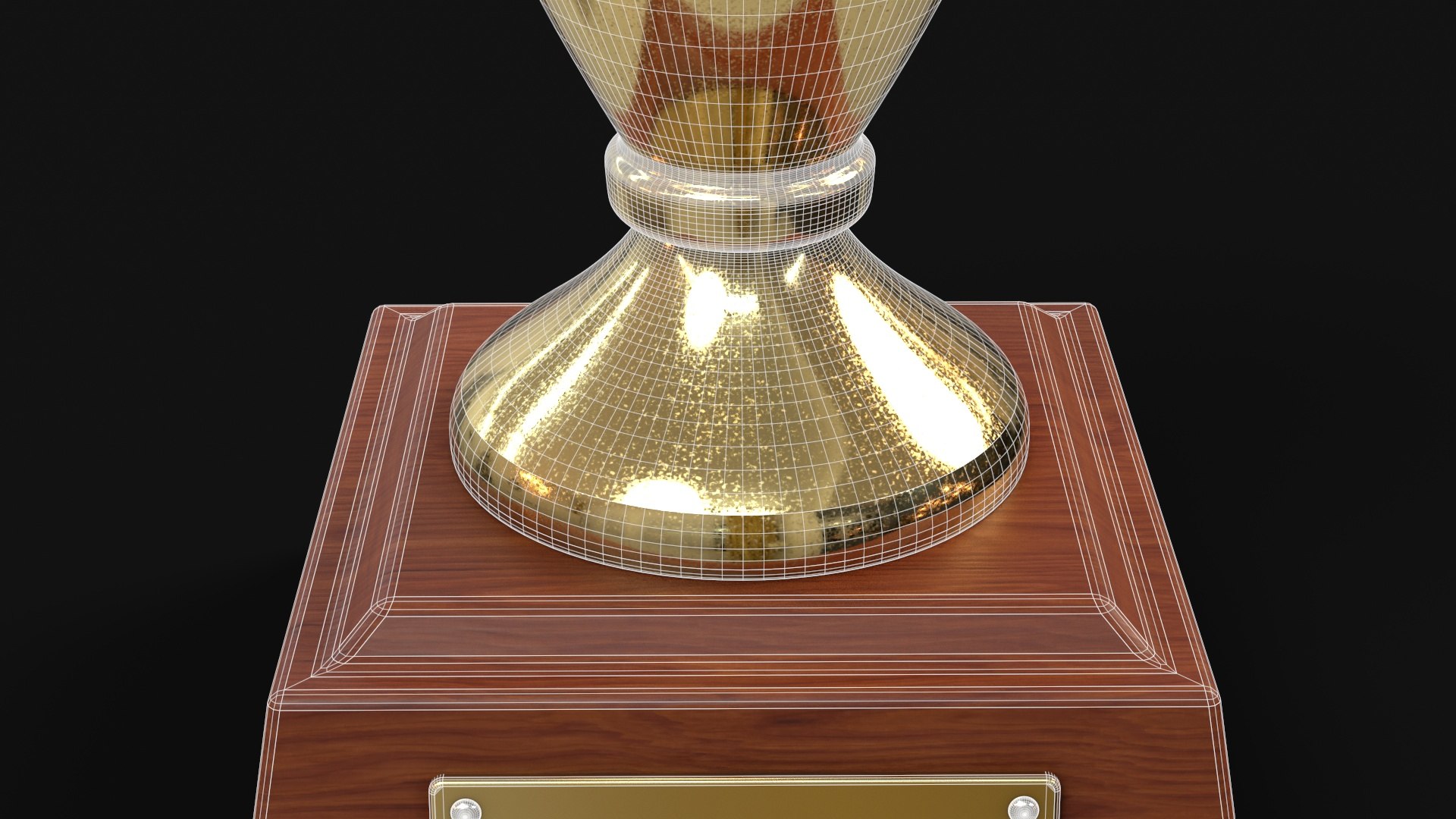 Gold Trophy 2 3D - TurboSquid 2096952