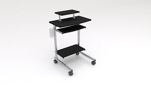 3D Medical Station Cart model