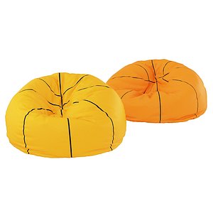 basketball beanbag 3D model