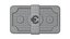 3D Banknote Euro Stack Flat Icon model