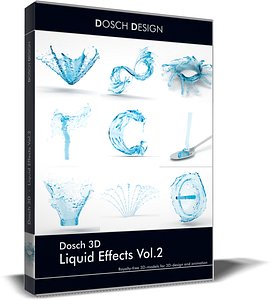 3D model liquid effects vol 2