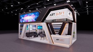 Exhibition booth stand 4 x 8m