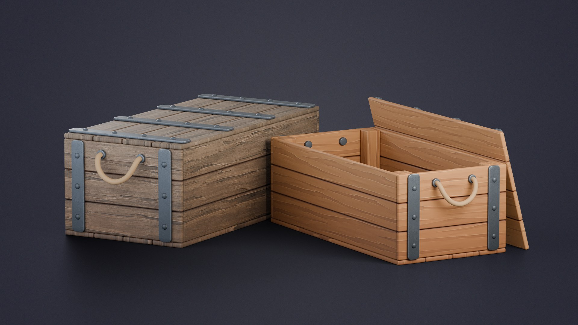 Stylized Medieval Props Pack 3D model https://p.turbosquid.com/ts-thumb/eE/wOHU7d/Xk/6.wooden_box_d/jpg/1779897587/1920x1080/fit_q87/495b6f820d82daa9800442661783159ef3ad16d9/6.wooden_box_d.jpg