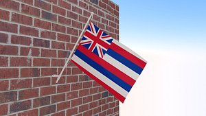 Flag of Hawaii 3D
