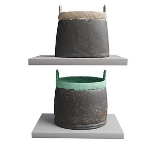 Stoneware Vessel with Lugs