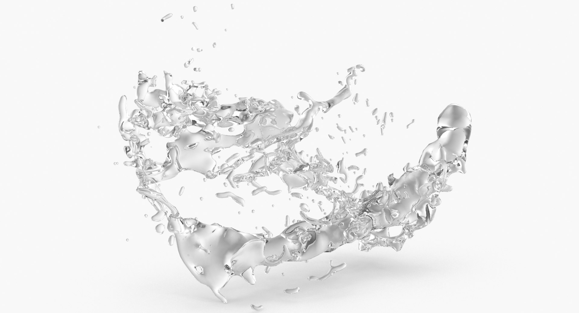 3D Model Water Splash Bundle 6 - TurboSquid 1914964