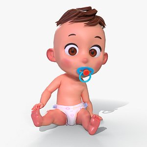 3D Baby rigged