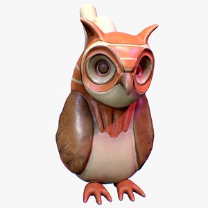 3D model Huaco Owl Ceramic
