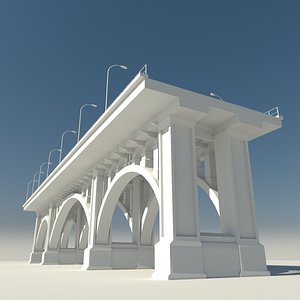 3D model resolution railway bridge