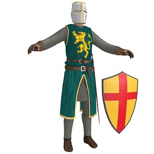 3D knight helmet