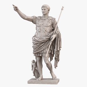 3D Statue of Augustus model